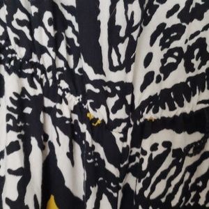 J.B.S. Other - J.B.S. Strapless Jumpsuit blk,white,gold leaves J.B.S. Other - J.B.S. Strapless Jumpsuit blk,white,gold leaves